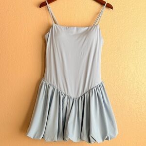 HALARA Breezeful Light Blue Tennis Dress Built In Bra & Shorts W/ Pockets Size L